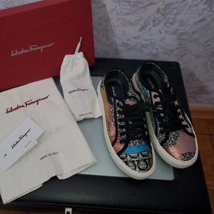 SALVATORE FERRAGAMO Tully Borg Sneakers